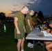 U.S. Marine Corps Officer Candidates with OCS conduct the Inventory PFT