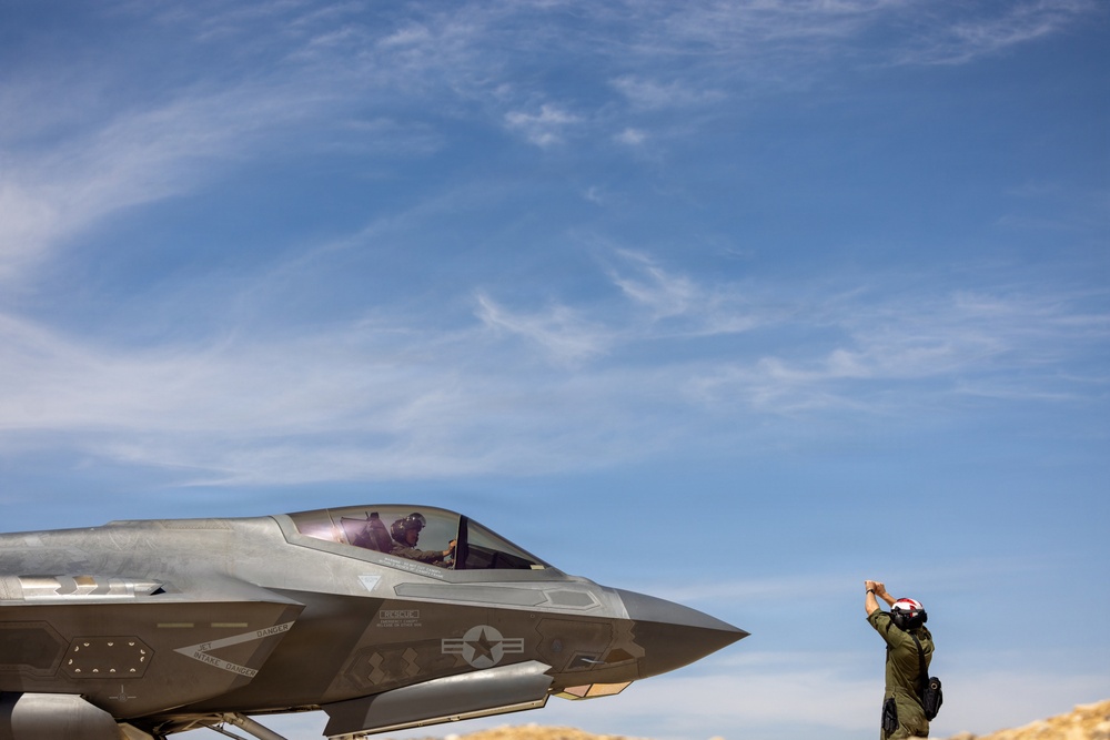 U.S. Marines with VMFA-311 take flight