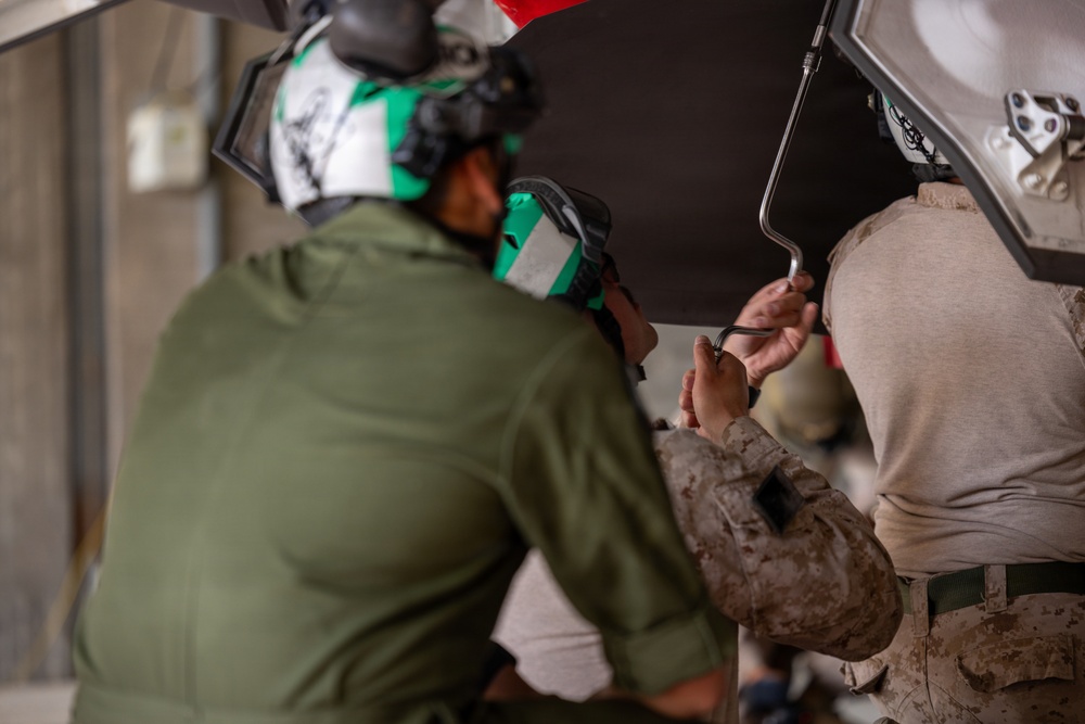 U.S. Marines with VMFA-311 take flight