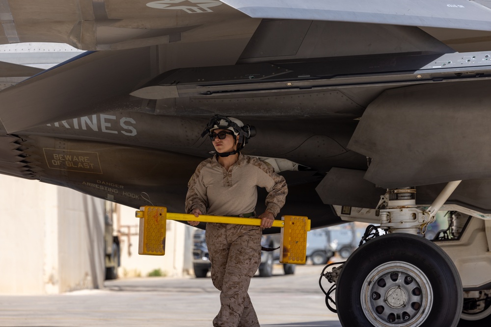U.S. Marines with VMFA-311 take flight