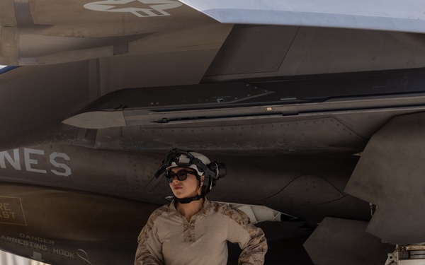 U.S. Marines with VMFA-311 take flight