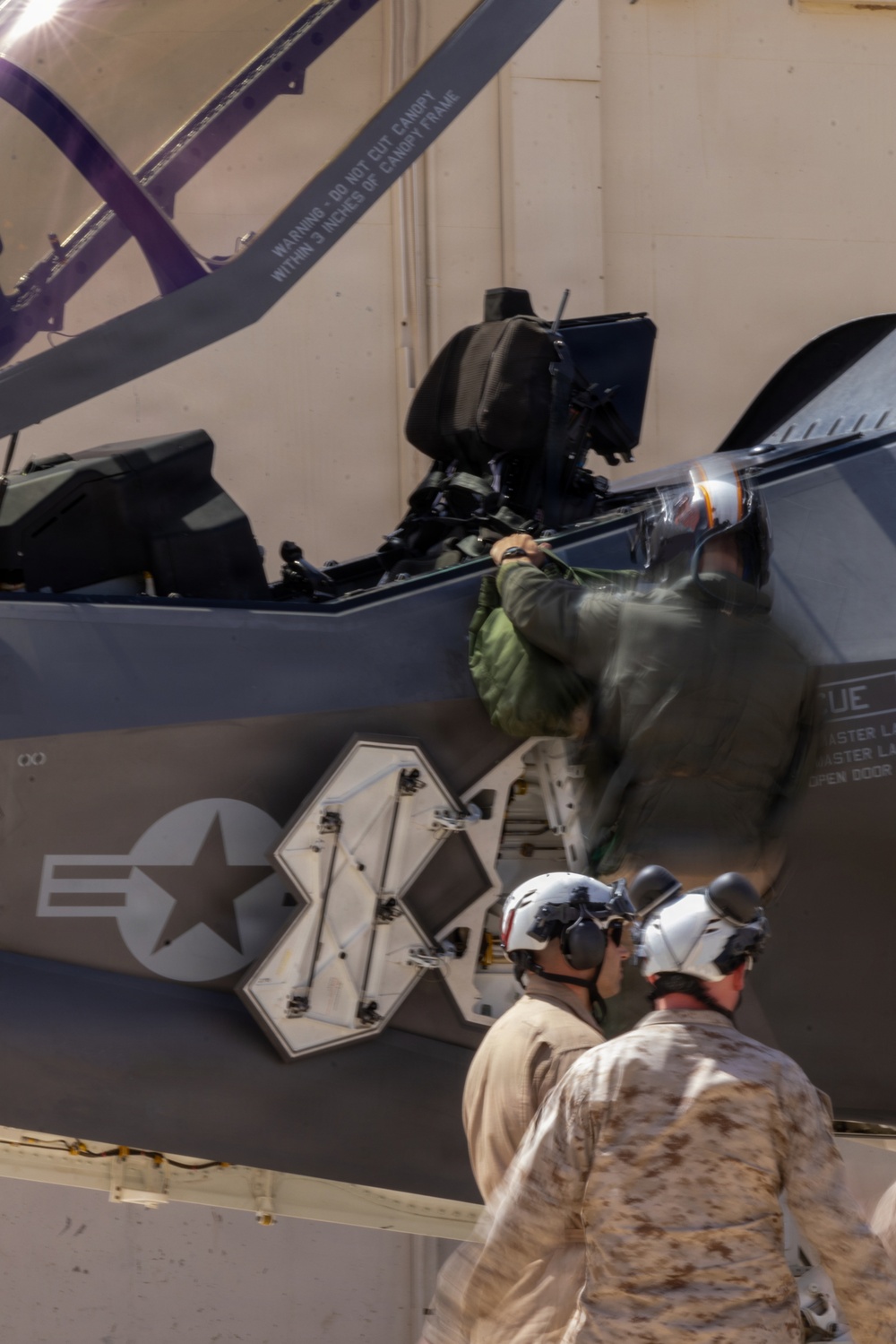 U.S. Marines with VMFA-311 take flight