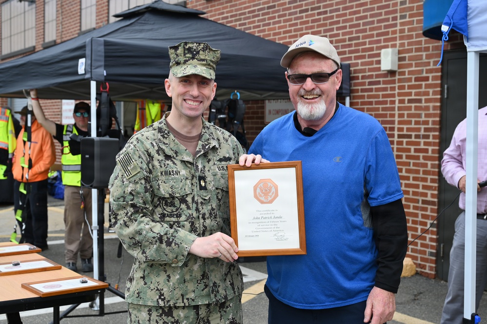 Time in Service Awards Presented at Safety Day