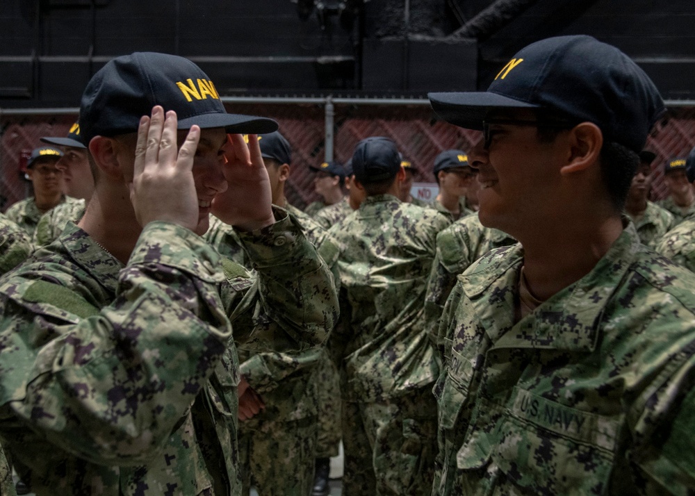 Recruit Training Command Capping Ceremony