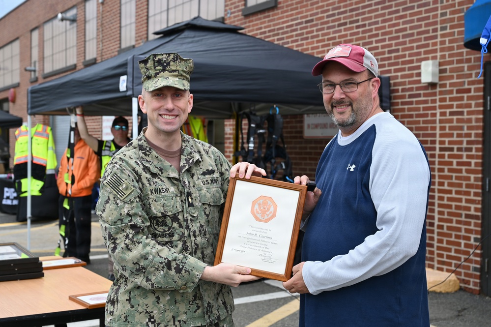 Time in Service Awards Presented at Safety Day