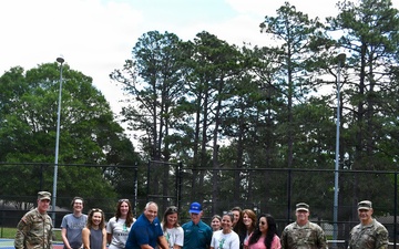 Fort Polk command partners with Corvias to provide pickleball fun for spouses