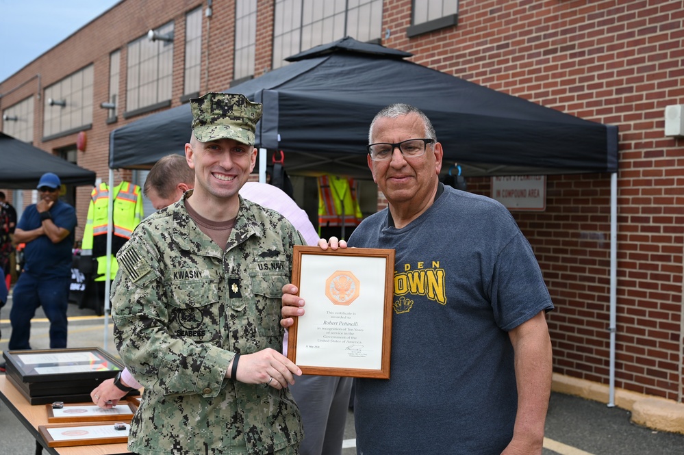 Time in Service Awards Presented at Safety Day