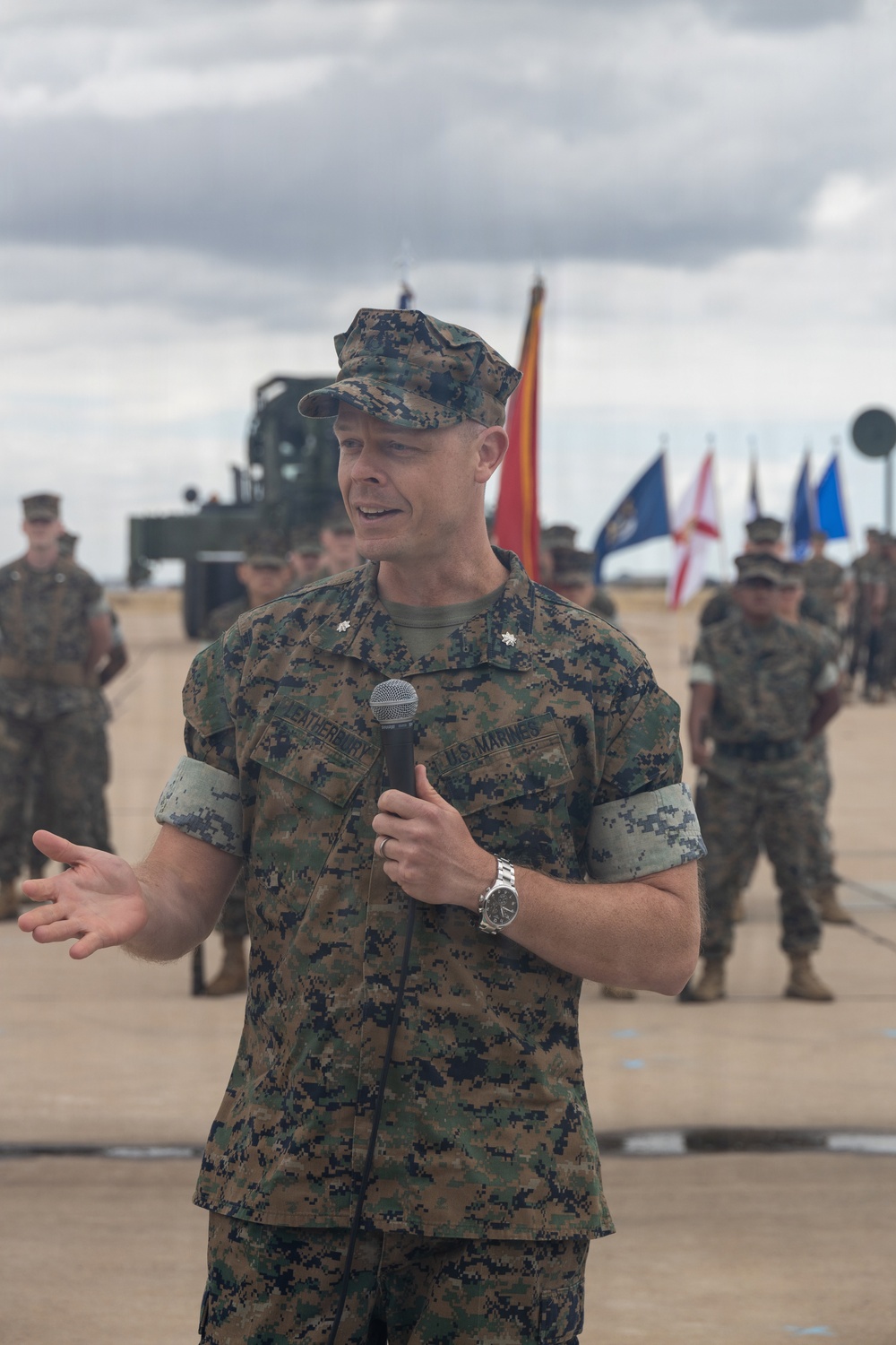 MWCS-38 Change of Command Ceremony