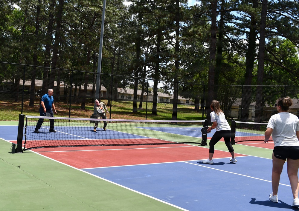 Fort Polk command partners with Corvias to provide pickleball fun for spouses