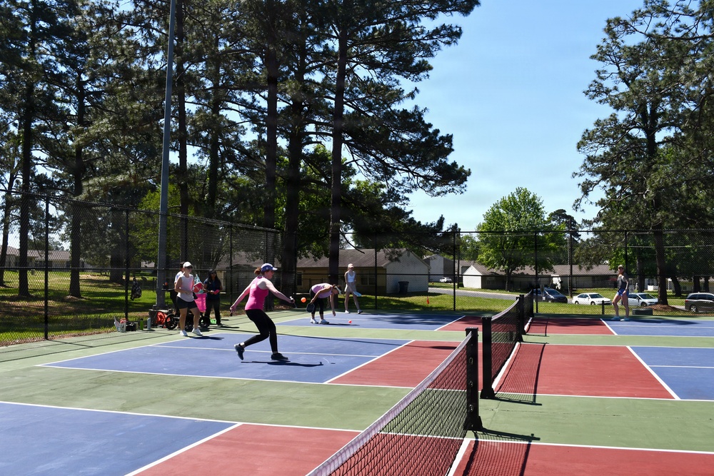 Fort Polk command partners with Corvias to provide pickleball fun for spouses