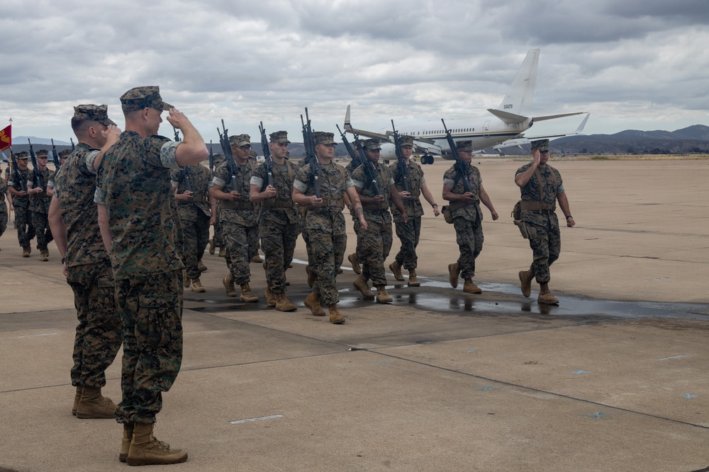 MWCS-38 Change of Command Ceremony