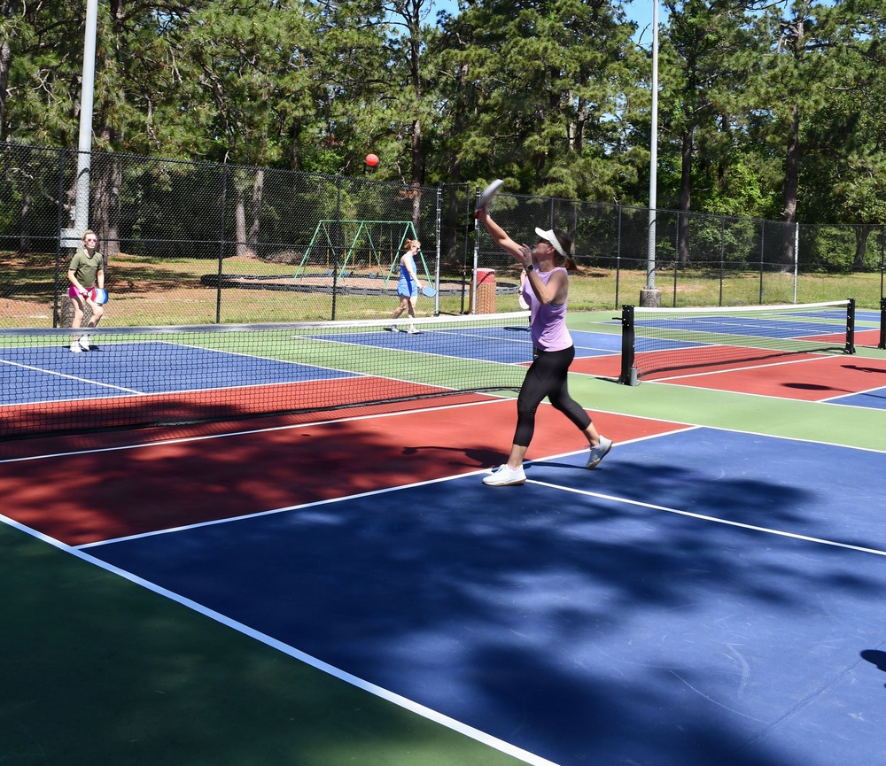 Fort Polk command partners with Corvias to provide pickleball fun for spouses