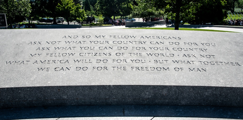 Armed Forces Full Honor Wreath Ceremony in Honor of President Kennedy
