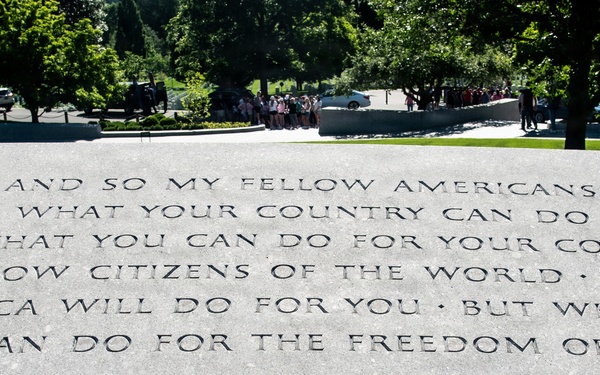 Armed Forces Full Honor Wreath Ceremony in Honor of President Kennedy