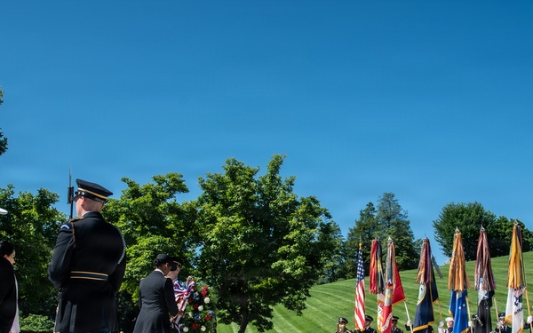 Armed Forces Full Honor Wreath Ceremony in Honor of President Kennedy