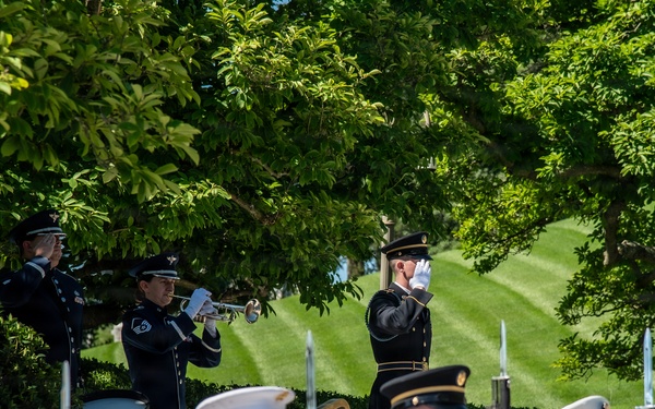 Armed Forces Full Honor Wreath Ceremony in Honor of President Kennedy