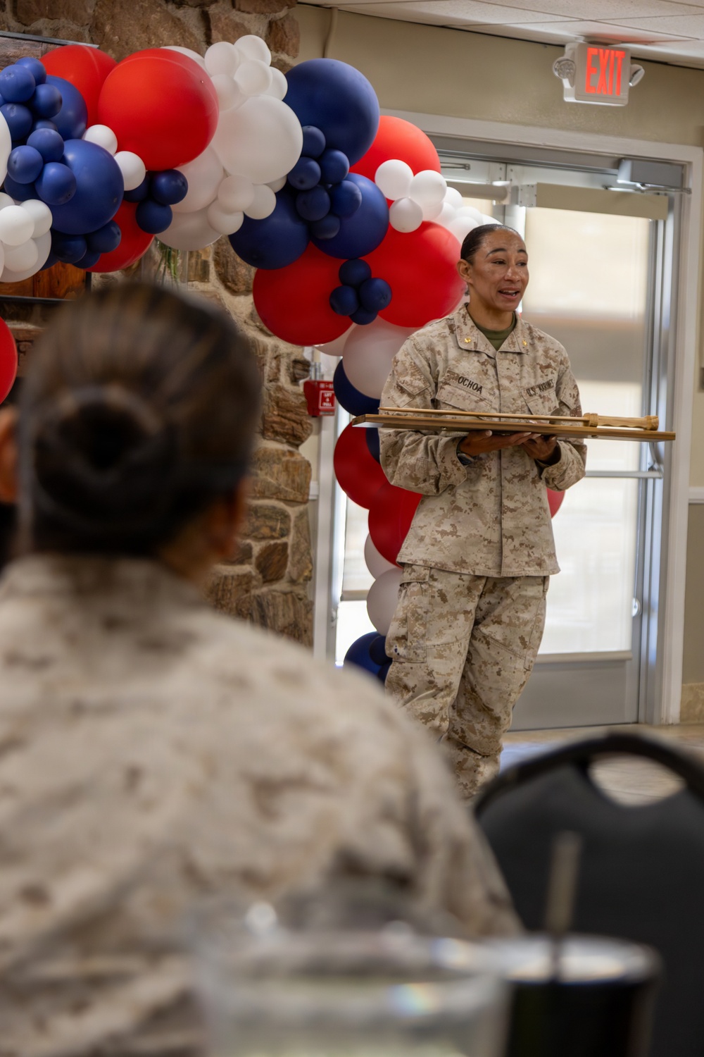 Major Ochoa and Captain Kemp's farewell ceremony