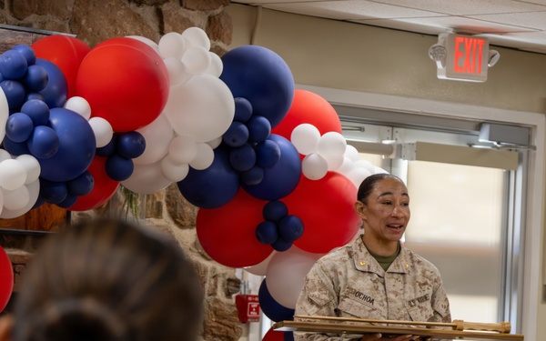 Major Ochoa and Captain Kemp's farewell ceremony