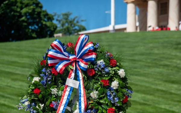 Armed Forces Full Honor Wreath Ceremony in Honor of President Kennedy