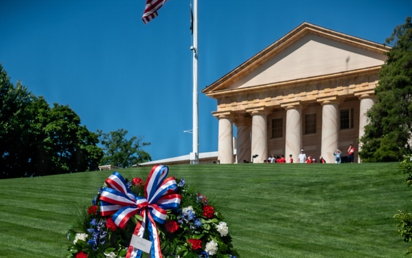 Armed Forces Full Honor Wreath Ceremony in Honor of President Kennedy