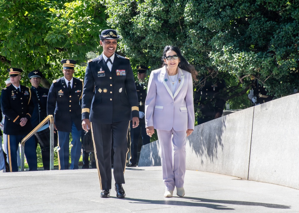 Armed Forces Full Honor Wreath Ceremony in Honor of President Kennedy