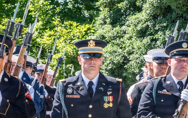 Armed Forces Full Honor Wreath Ceremony in Honor of President Kennedy