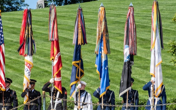 Armed Forces Full Honor Wreath Ceremony in Honor of President Kennedy