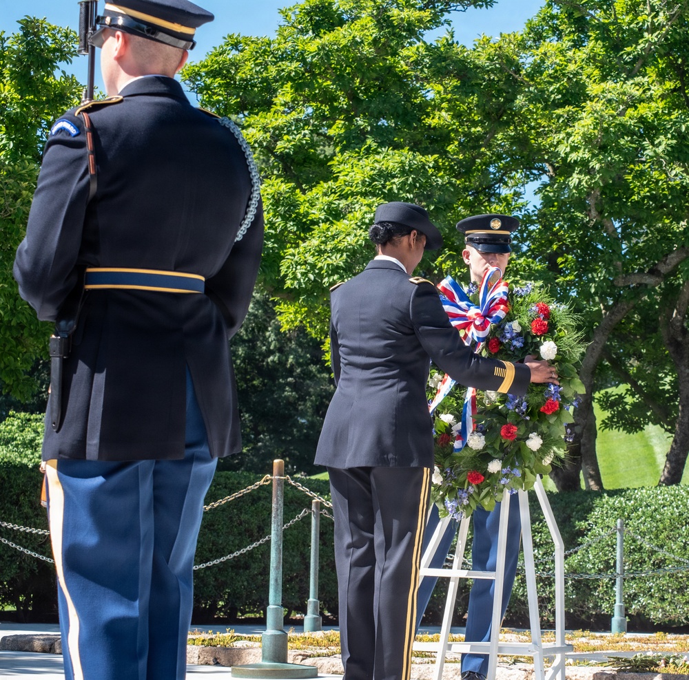 Armed Forces Full Honor Wreath Ceremony in Honor of President Kennedy
