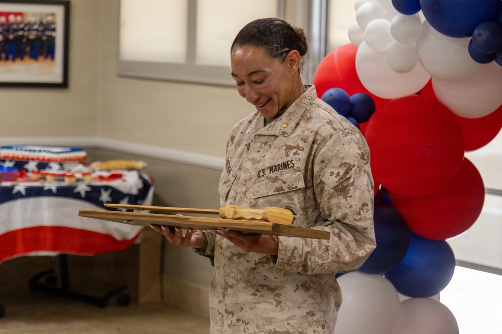 Major Ochoa and Captain Kemp's farewell ceremony