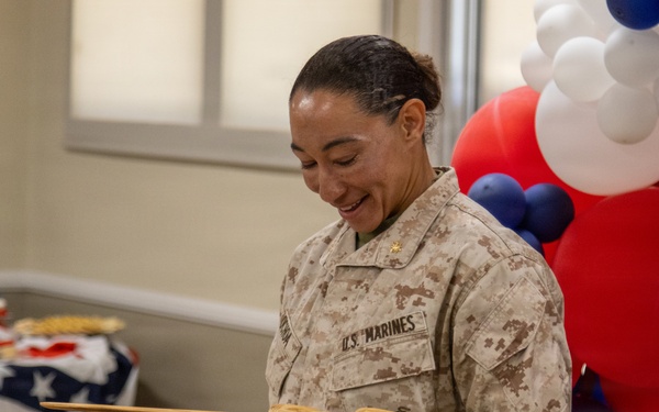 Major Ochoa and Captain Kemp's farewell ceremony