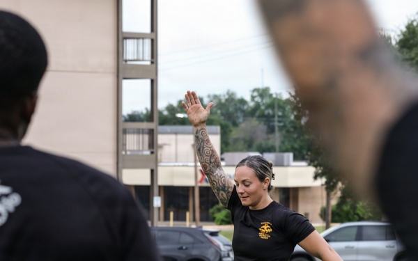 8th Marine Corps District Takes on the Murph Challenge