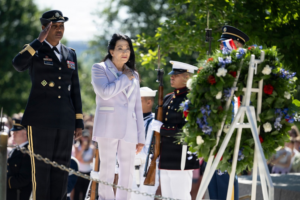 An Armed Forces Full Honors Wreath-Laying Ceremony is Conducted in Honor of President John F. Kennedy’s Birthday