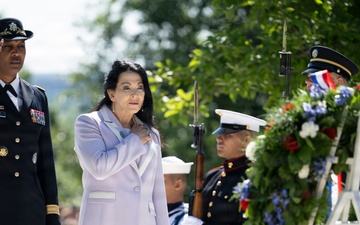 An Armed Forces Full Honors Wreath-Laying Ceremony is Conducted in Honor of President John F. Kennedy’s Birthday