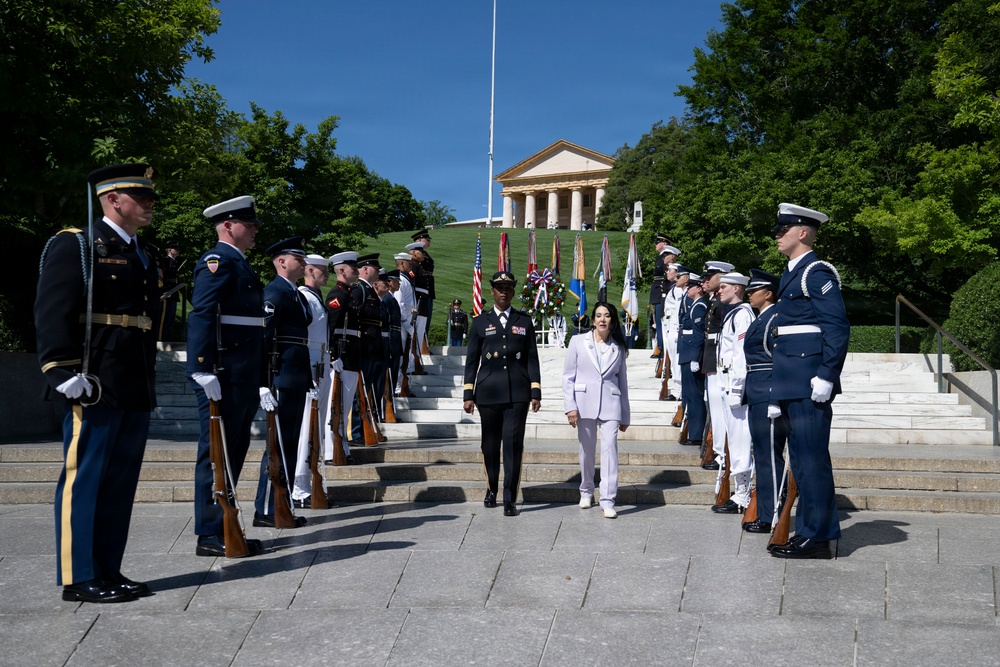 An Armed Forces Full Honors Wreath-Laying Ceremony is Conducted in Honor of President John F. Kennedy’s Birthday