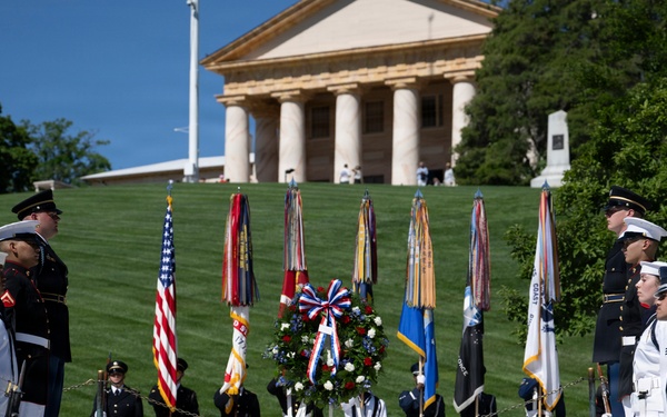 An Armed Forces Full Honors Wreath-Laying Ceremony is Conducted in Honor of President John F. Kennedy’s Birthday