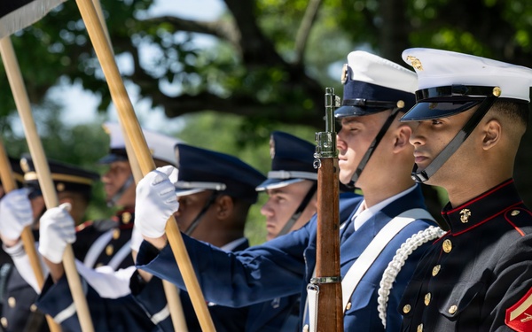 An Armed Forces Full Honors Wreath-Laying Ceremony is Conducted in Honor of President John F. Kennedy’s Birthday
