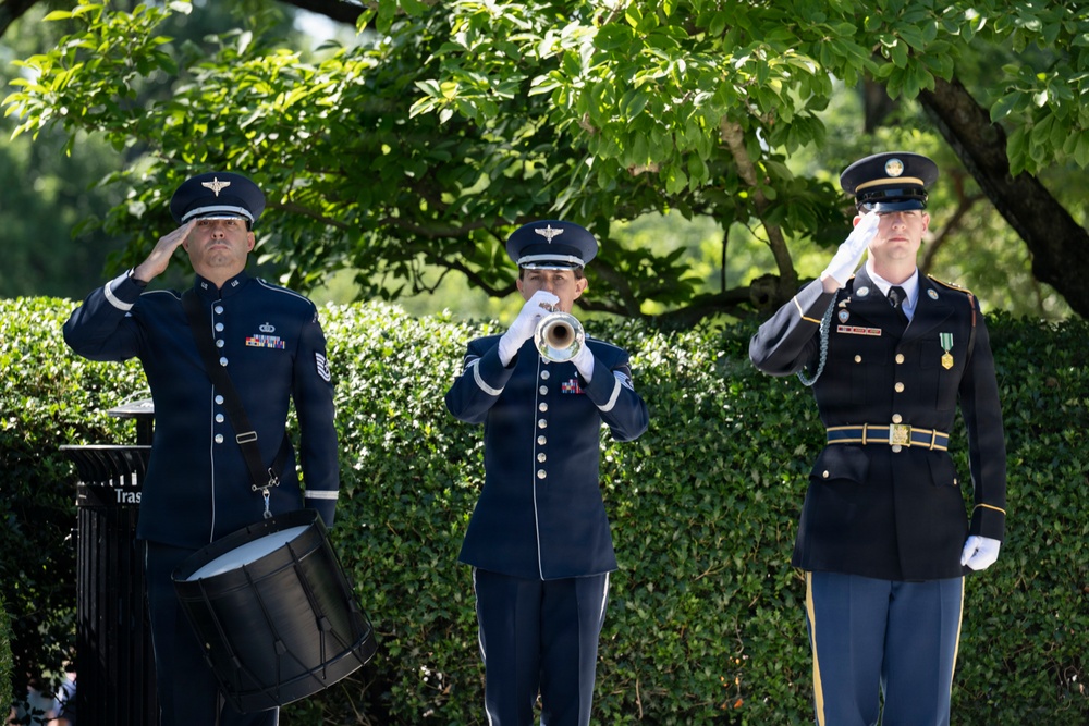 An Armed Forces Full Honors Wreath-Laying Ceremony is Conducted in Honor of President John F. Kennedy’s Birthday