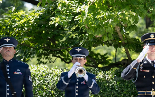 An Armed Forces Full Honors Wreath-Laying Ceremony is Conducted in Honor of President John F. Kennedy’s Birthday