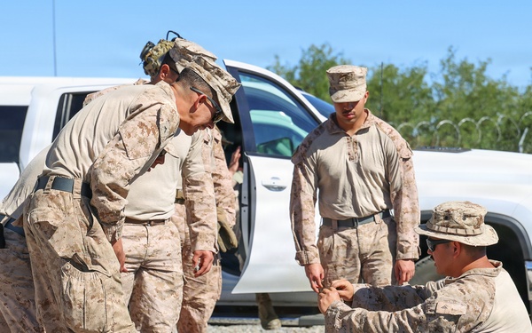 Clearing the way: JTF-SB Marines conduct vegetation clearance