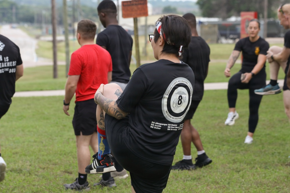 8th Marine Corps District Takes on the Murph Challenge