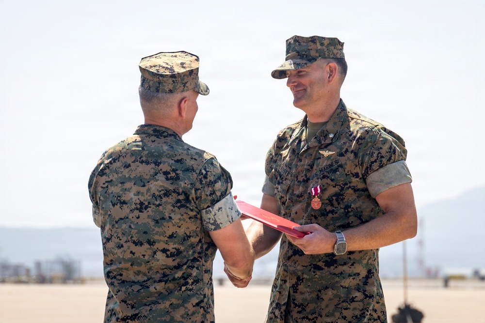 Lt. Col. Everett bids farewell to MCAS Miramar and the Corps