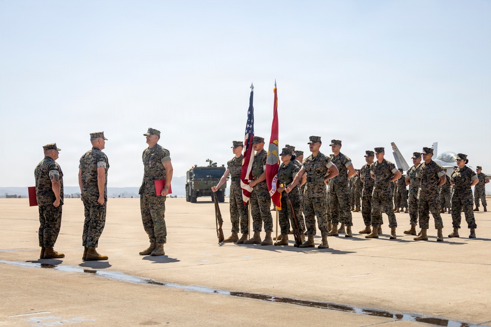Lt. Col. Everett bids farewell to MCAS Miramar and the Corps