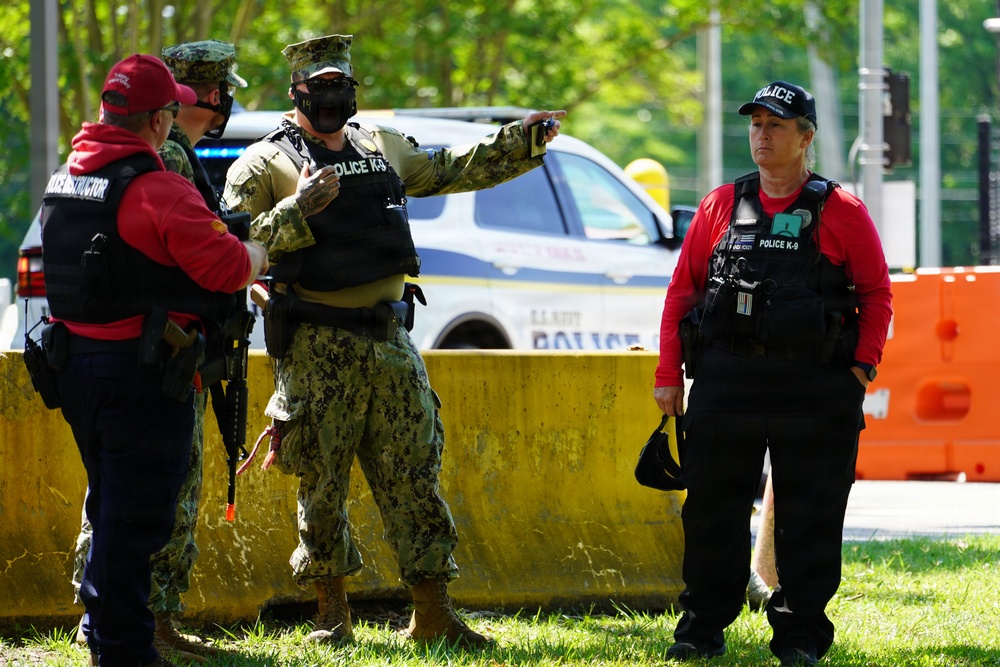 The Vanguard of Naval Weapons Station Yorktown: Combined Forces Train for the Unexpected
