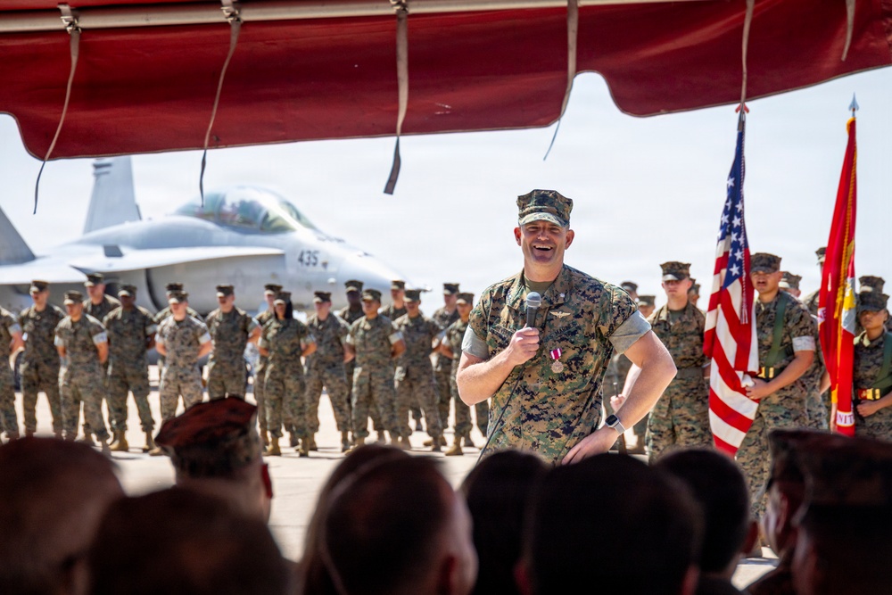 Lt. Col. Everett bids farewell to MCAS Miramar and the Corps