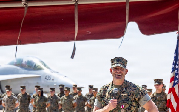 Lt. Col. Everett bids farewell to MCAS Miramar and the Corps