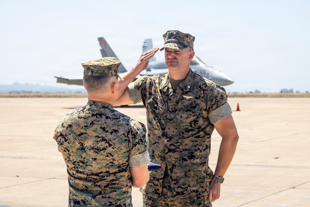 Lt. Col. Everett bids farewell to MCAS Miramar and the Corps