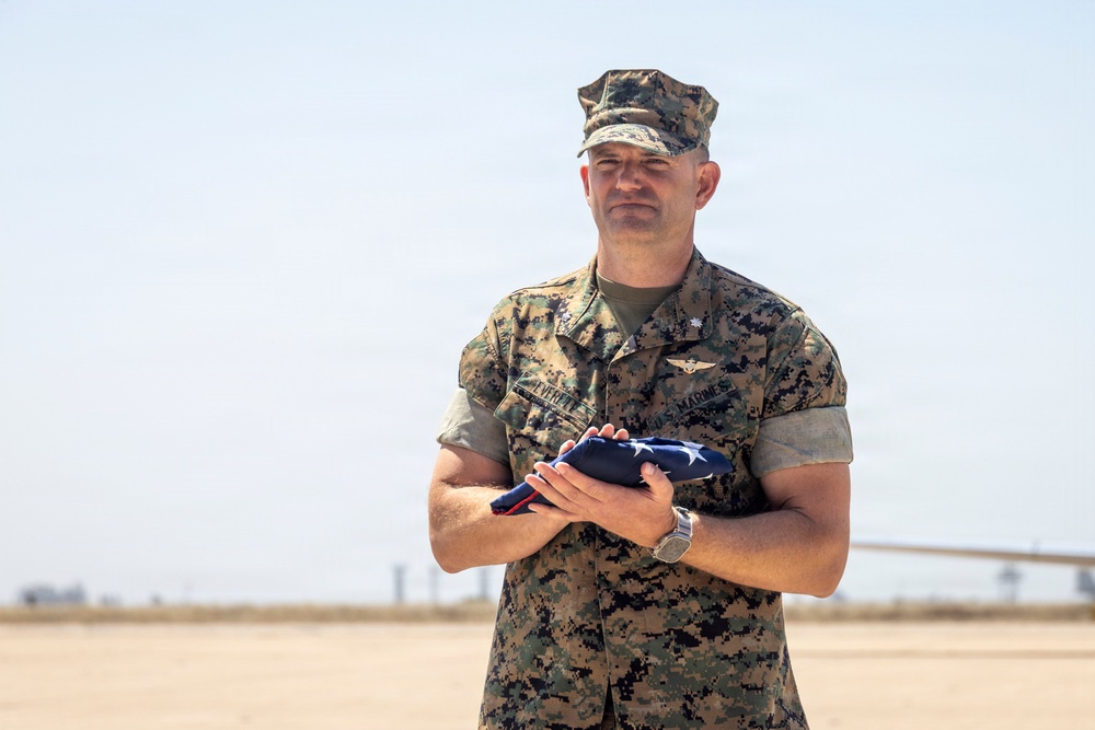 Lt. Col. Everett bids farewell to MCAS Miramar and the Corps