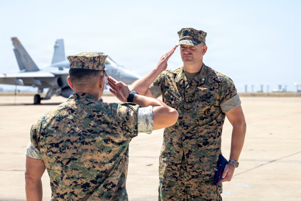 Lt. Col. Everett bids farewell to MCAS Miramar and the Corps