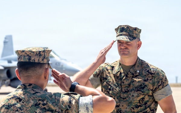Lt. Col. Everett bids farewell to MCAS Miramar and the Corps