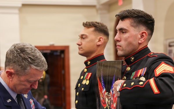 Indoor Evening Parade in Honor of Chairman of the Joint Chiefs of Staff